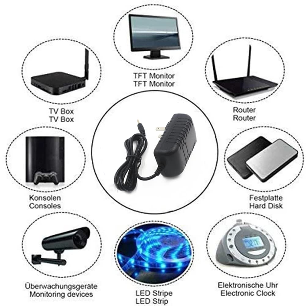 [Updated Version] Lile2Liwn Camera Power Adapter With 4 Way Power Splitter For Cctv Home Security Camera Surveillance System