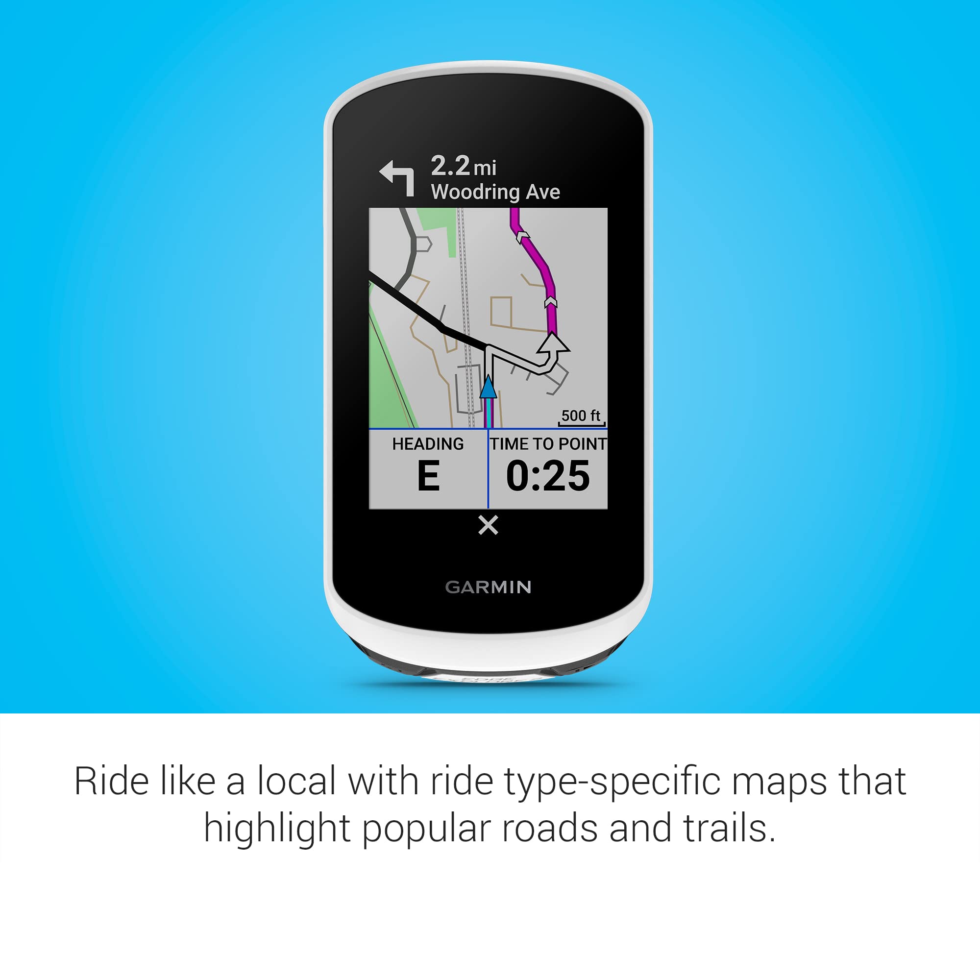 Garmin Edge Explore 2, Easy To Use Gps Cycling Navigator, Ebike Compatibility, Maps And Navigation, With Safety Features