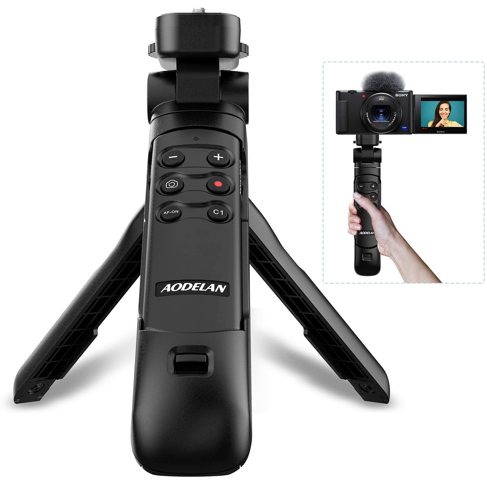 Wireless Shutter Release Camera Remote Control Shooting Grip And Tripod For Sony Zv 1, A7 Iii, A6600, A7C, A7R Iv. Replace Gp Vp
