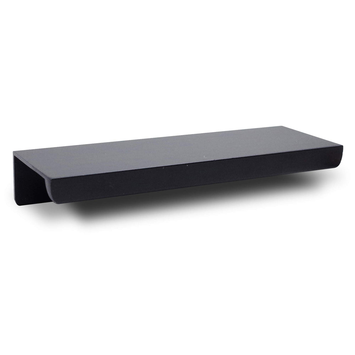 Jetland 10 Pack Cabinets Drawers Edge Pulls   4 Overall Length, Black, Concealed Tab Pulls For Kitchen Garage Cabinet Drawers, P