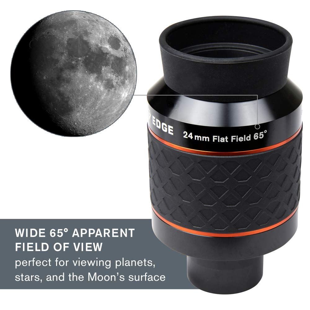 Celestron Ultima Edge   24Mm Flat Field Eyepiece   1.25''