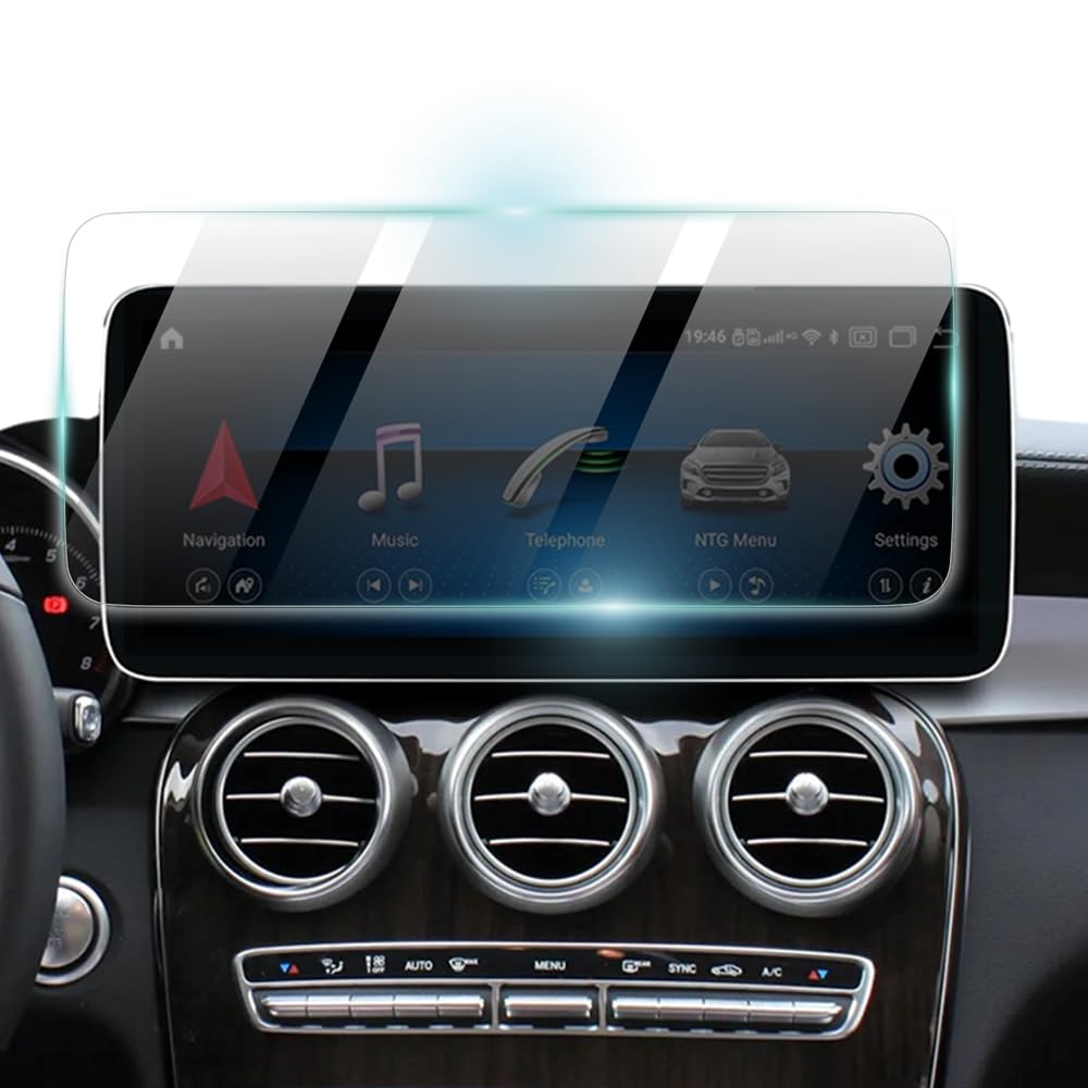 Ipg Proactive For Mercedes Benz 2021-2023 Glc Class Amg Glc 43 Coupe 10.25 Navigation 9H Hardness Screen Protector Nano Ceramic