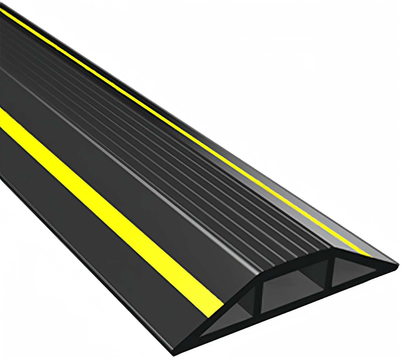 Vilmon 10Ft Floor Cord Cover, Heavy Duty Pvc Floor Cable Cover,Wire Cover To Protect Wire Prevent Cable Trips For Home Office,Ca