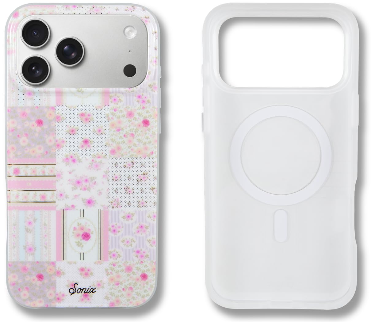 Sonix Case for iPhone 17 Pro Max | Compatible with MagSafe | 10ft Drop Tested | Patchwork Cottage