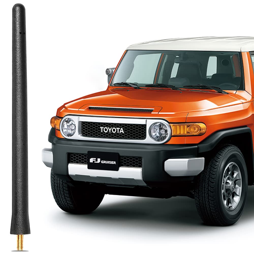 Vofono Antenna For Toyota Fj Cruiser Accessories 2007 2015, 6 3/4 Inch Stubby Toyota Fj Cruiser Antenna Replacement For Car Am Fm Radio Reception