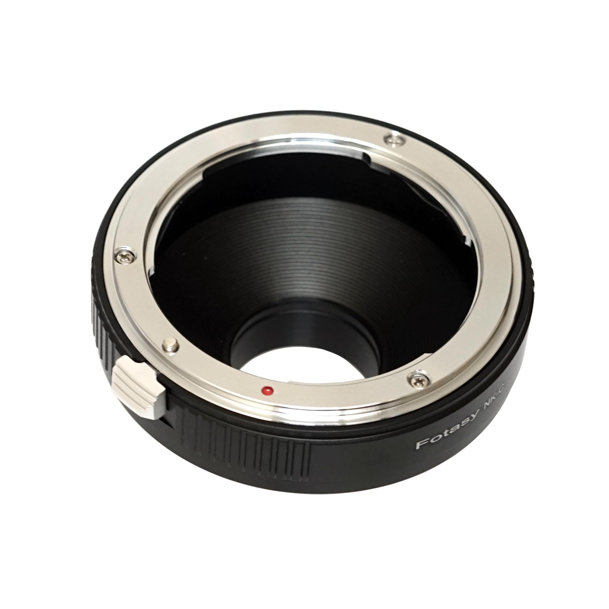 Fotasy Nikkor Lens To C Mount Adapter, F Mount Lens To 16Mm Cine Mount Adapter, Compatible With Nikon F Mount Lens And Cine Movi