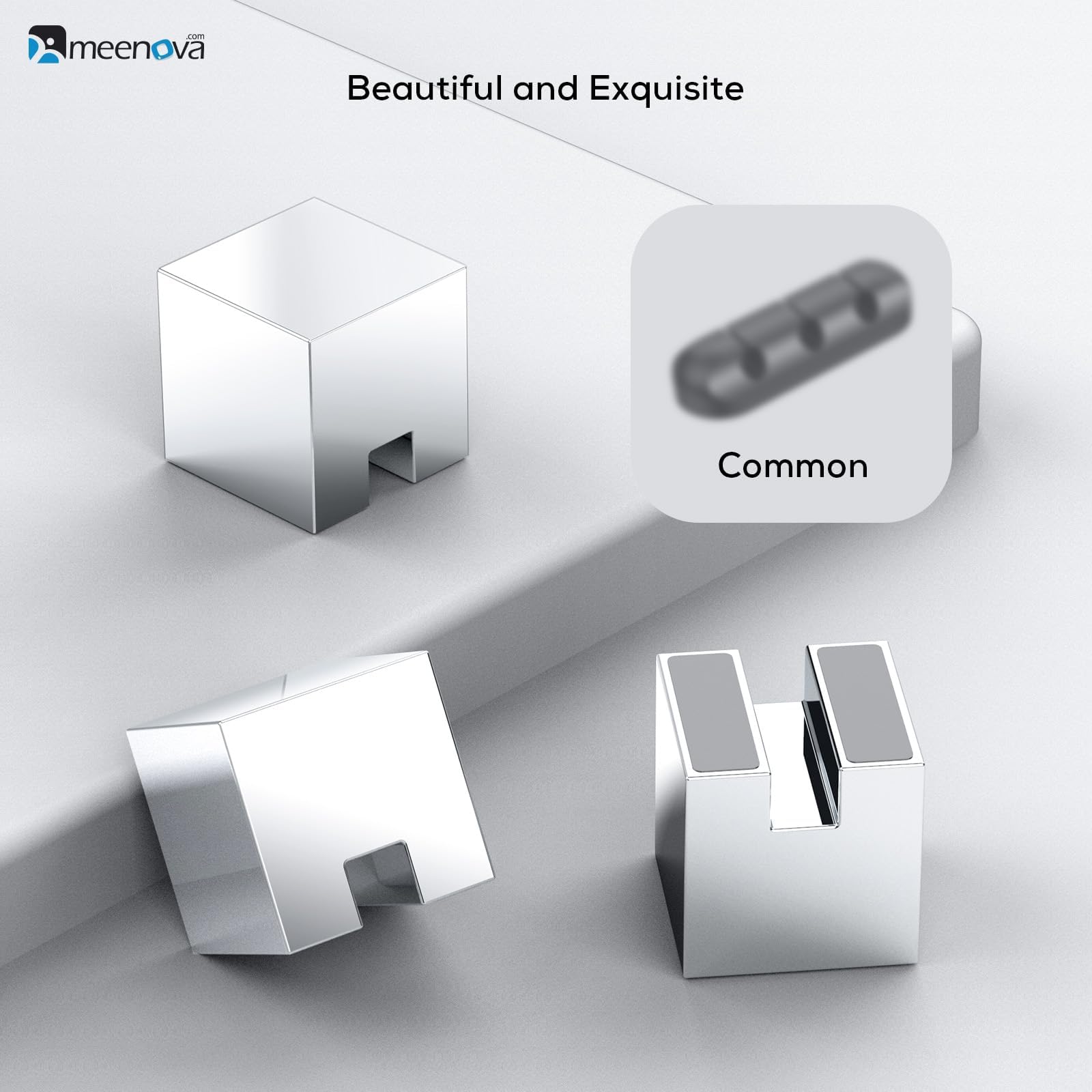 Meenova Cord Organizer 304 Stainless Steel Cable Holder, Cable Management Aesthetic Cute Desk Accessories, Office Computer Desk