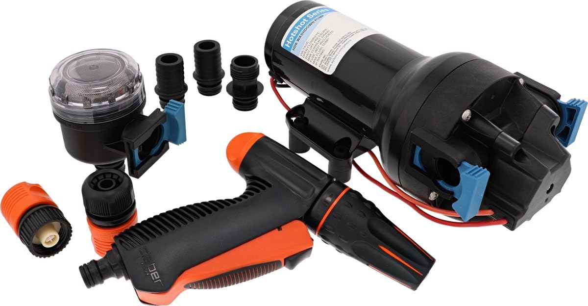 Jabsco Hotshot Hd6 Heavy Duty Washdown Pump - 12V - 6 Gpm - 70 Psi,WBHDWB08TJ2JFXV