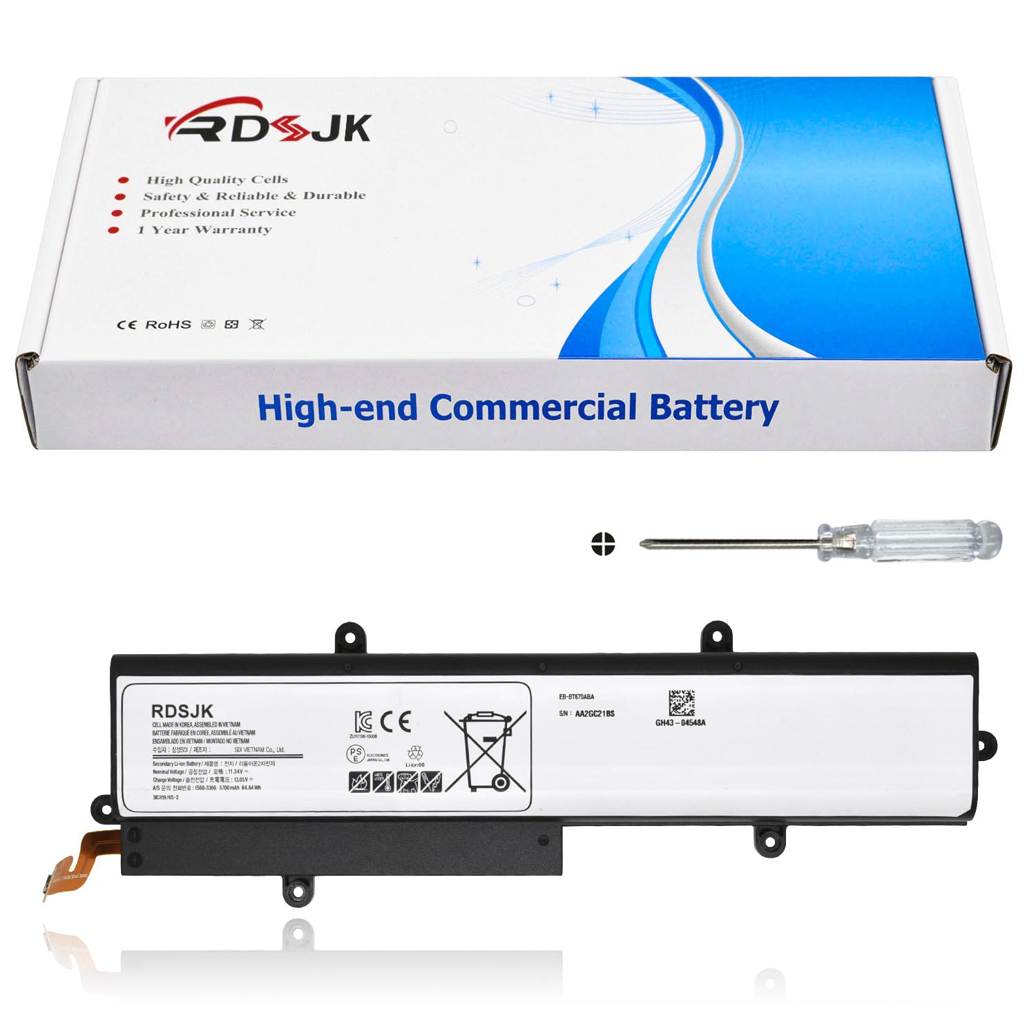 Eb Bt670Aba Eb Bt670Abe Aa2Hc15Bs Aa2Gb07Bs Laptop Battery For Samsung Galaxy View 18.4'' Sm T670 Sm T677A Series Aa2Gb07B Aa1G9