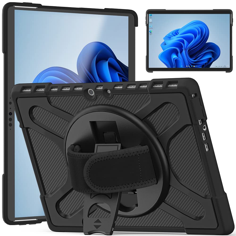 Zenrich Microsoft Surface Pro 10/Pro 11 Case 13 Inch 2024, Zenrich Rugged Case For Surface Pro 10/Pro 11 With Kickstand And Hand