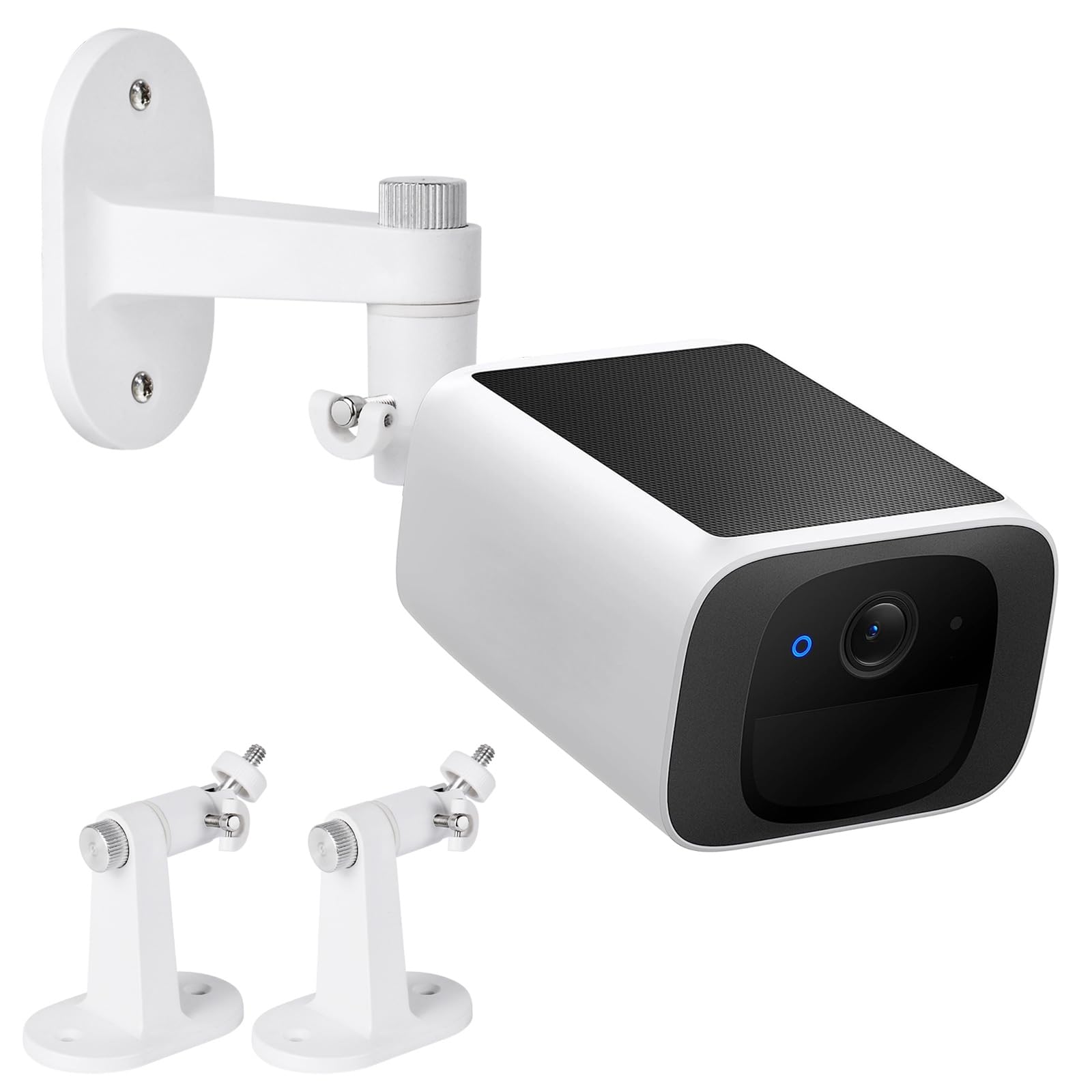 2Pack Wall Mount Compatible With Eufycam 2C/2C Pro, 2/2 Pro, 3C/S300, 3/S330, Also For Solocam S220/C210, Adjustable Camera Mount Brackets For Eufy Camera Indoor/Outdoor   White