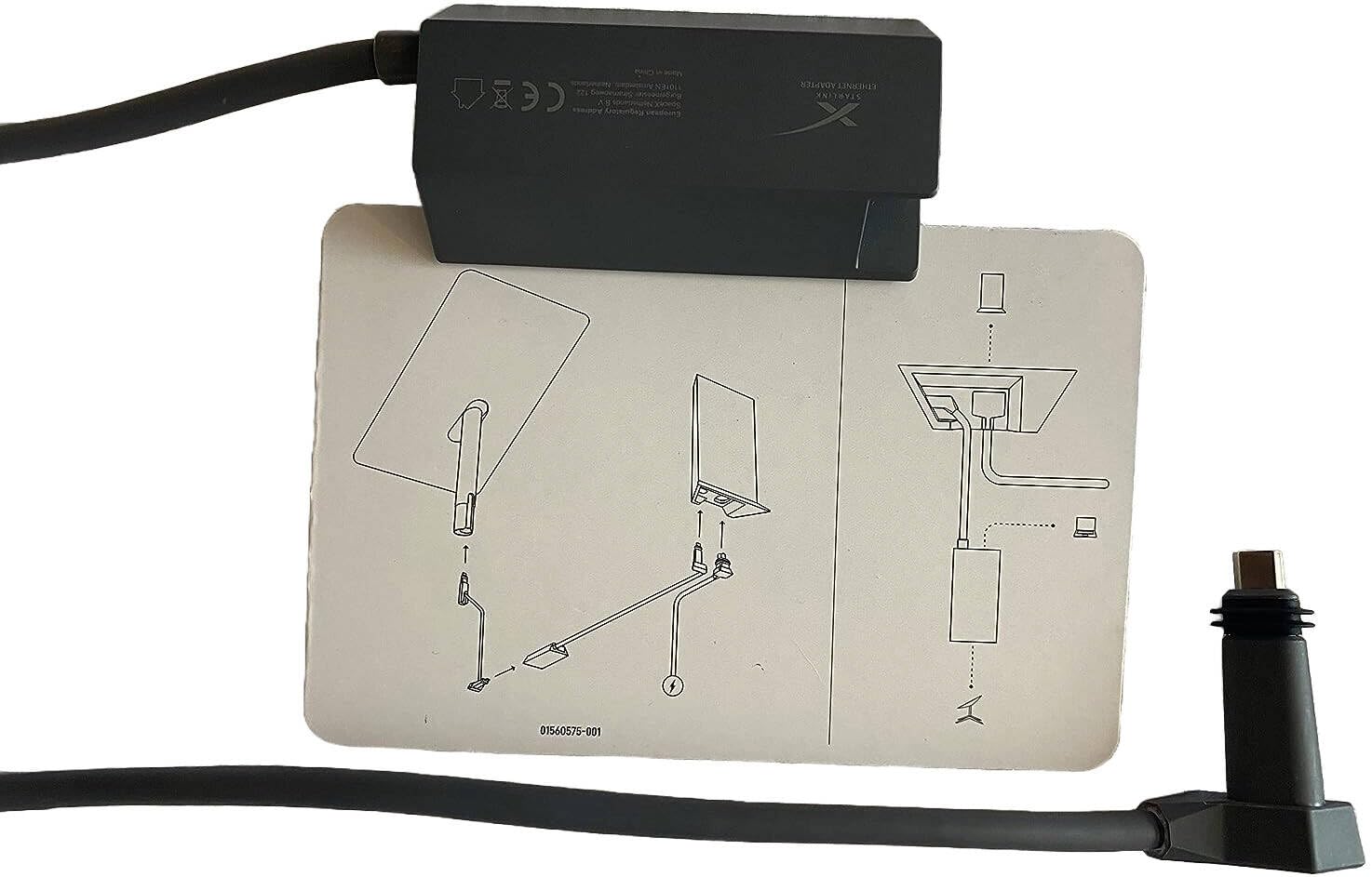 Starlink Ethernet Adapter Satellite Internet V2 For Rectangle Dish