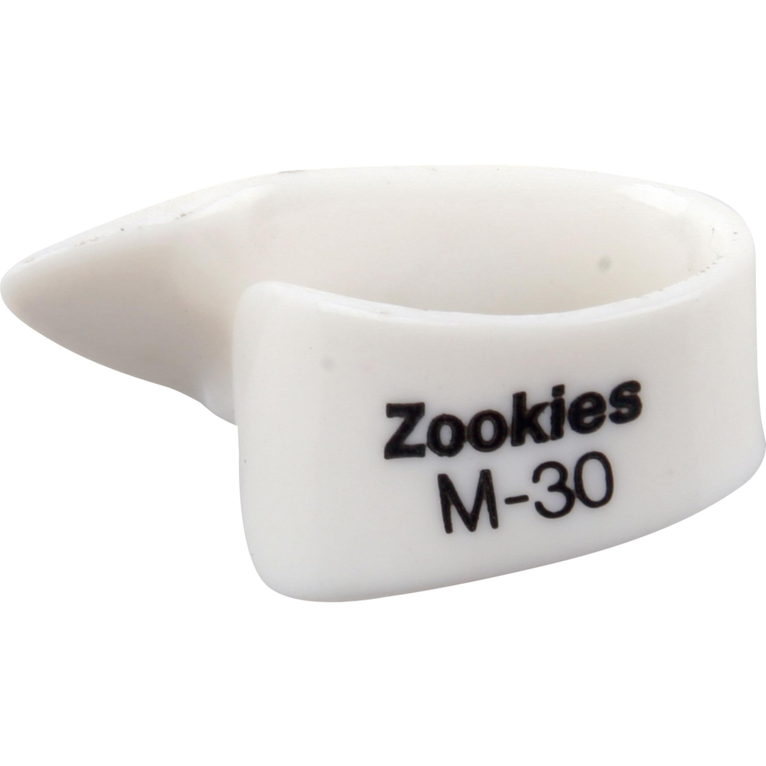 Dunlop Z9002M30 Zookies Thumbpicks, White, Medium 30, 12/Bag