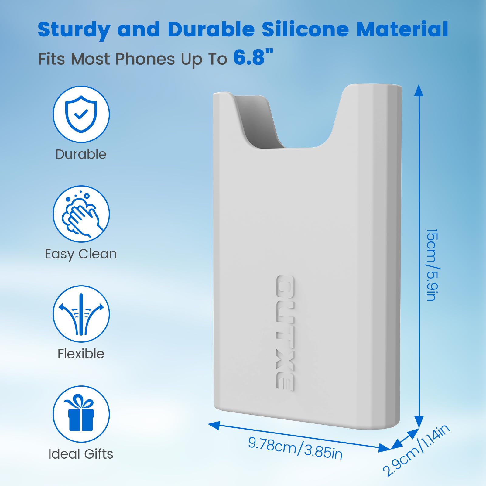 Outxe Silicone Phone Holder For Bogg Bag, Phone Case Holder Charms Accessory Compatible With All Bogg Bags, Cell Phone Holder Fo