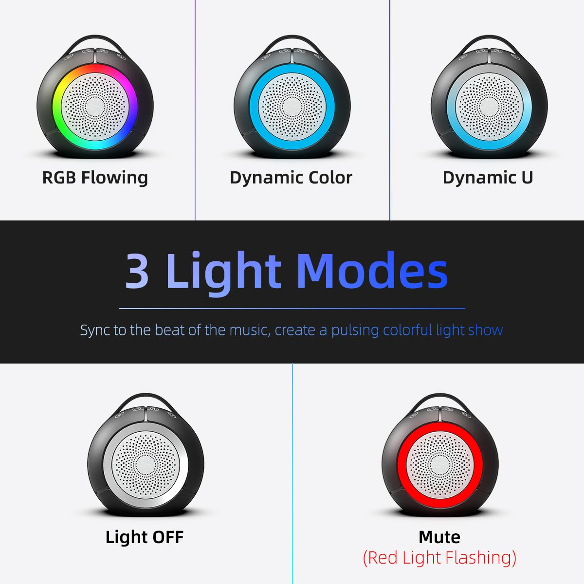 Usb Computer Speakers For Desktop Pc | Portable Plug N Play Laptop Speakers With Dynamic Rgb Light, Ultra Clear Sound, Loud Volu