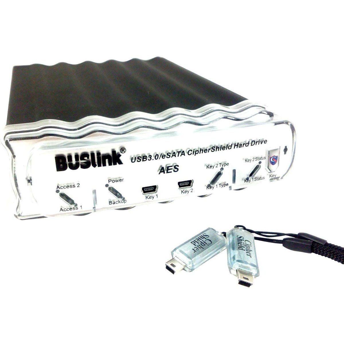 Csx 4T U3Kkb 4Tb Ciphershield Dual Keys Fips 140 2 Level 2 Hipaa 512 Bit Aes Usb 3.0/Esata Hardware Encrypted External Desktop H
