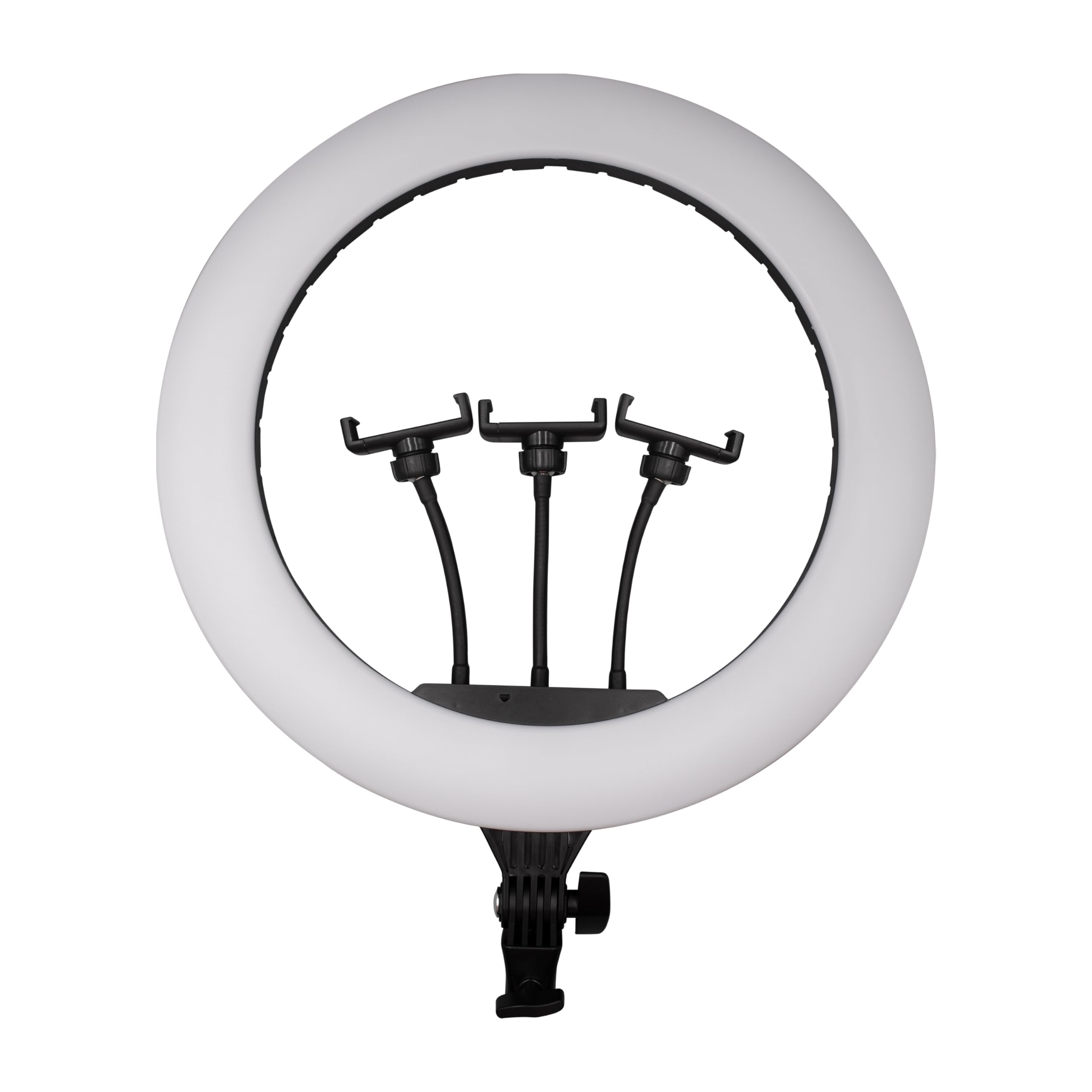 Supersonic Sc 3830Rgb 18 Inch Ring Light With Rgb, Tripod Stand, 3 Phone/Device Holders, 3 Lighting Modes, 400 Led Bulbs, 18 Rgb