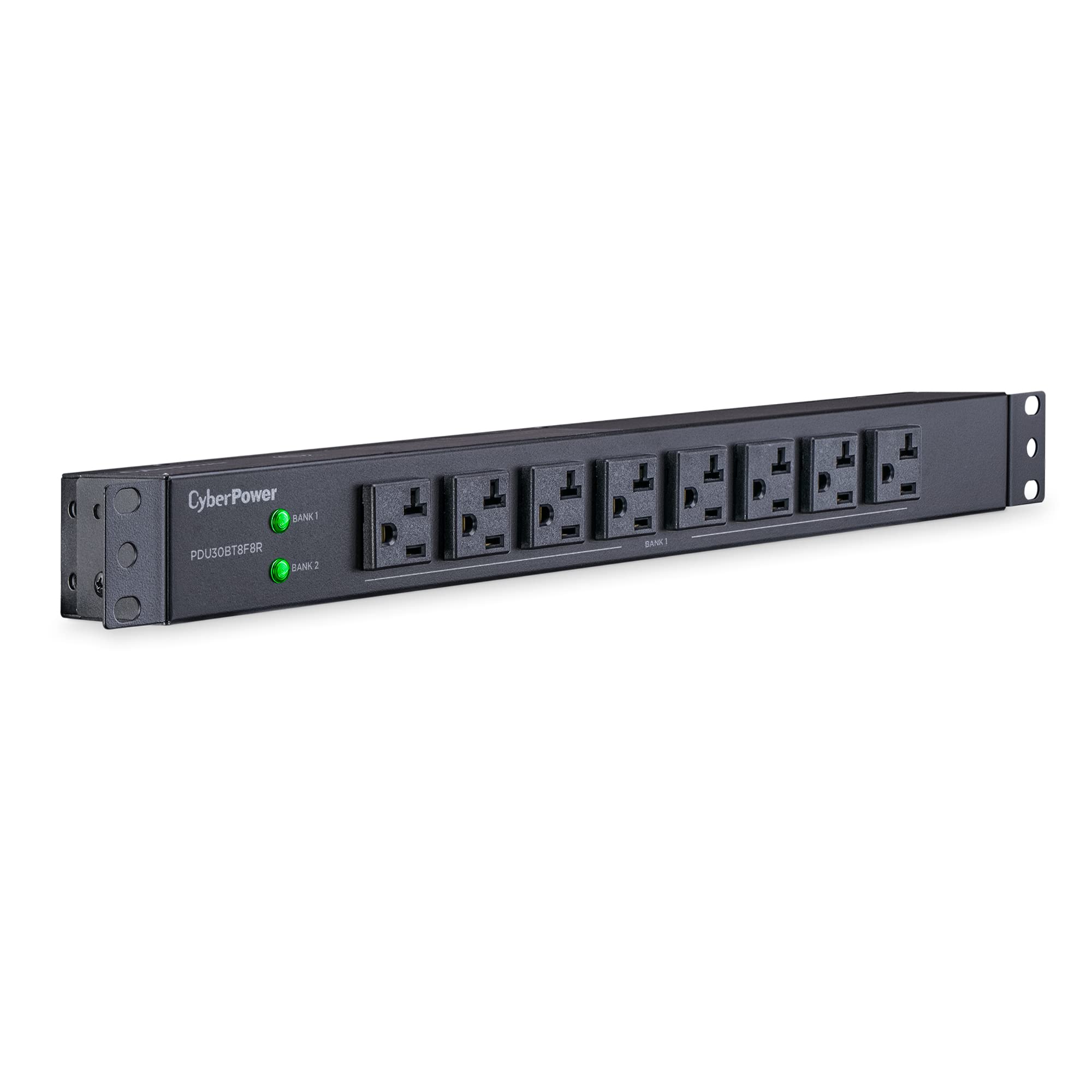 Cyberpower Pdu30Bt8F8R Basic Pdu, 100 125V/30A, 16 Outlets, 1U Rackmount