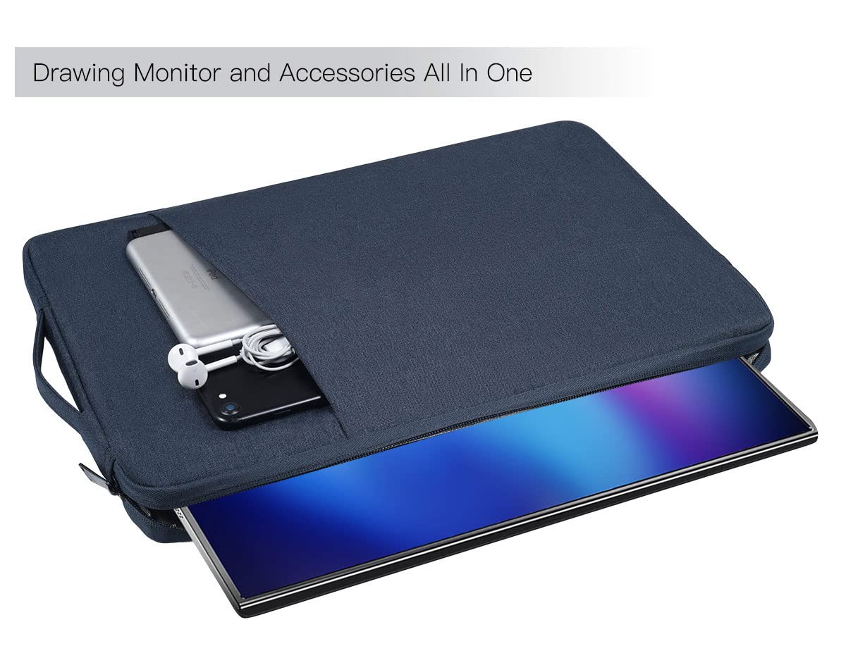 15.6 Inch Portable Monitor Case Carrying Sleeve For Mnn Newsoul Kyy Innoview Arzopa Qqh Viewsonic Zscmalls Cocopar Lepow 15.6''