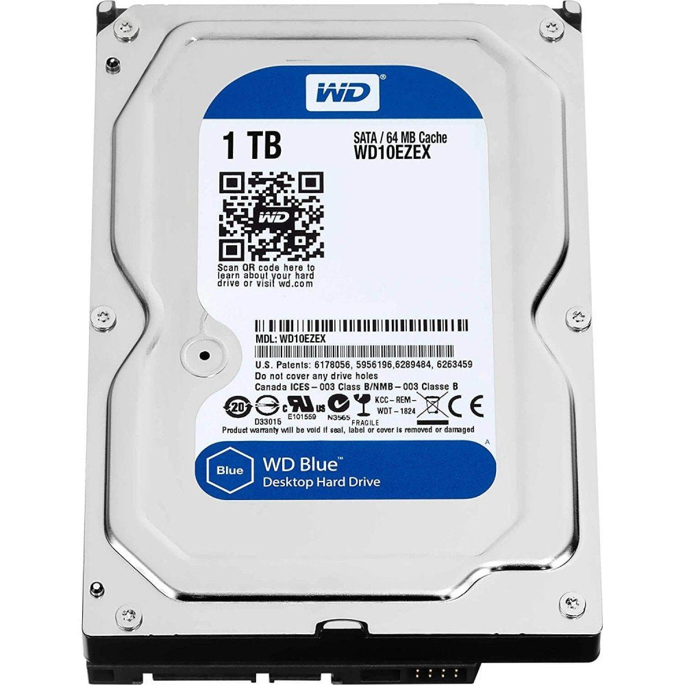 Western Digital Wd10Ezex Internal Hard Drive 1000Gb Caviar Blue