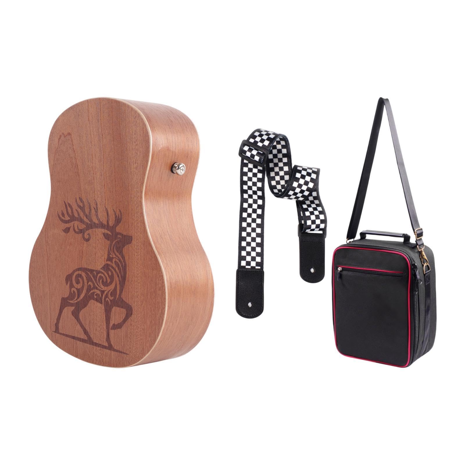 Merishopp Portable Cajon Drum Travel Cajon Drum for Music Show Playing Performance | Musical Instruments & Gear | Percussion | F