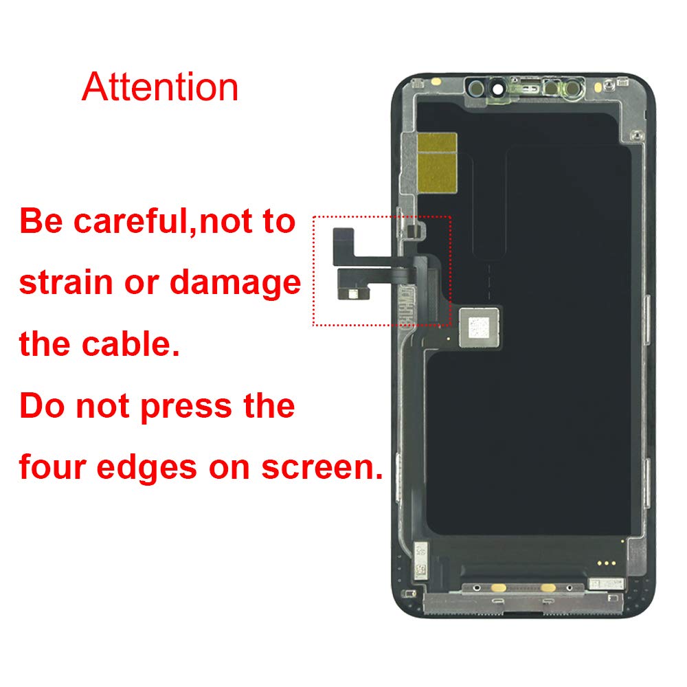 Fixerman For Iphone 11 Pro Max Screen Replacement 6.5 Inch, 3D Touch Lcd Display Digitizer Assembly With Repair Tools, Compatibl