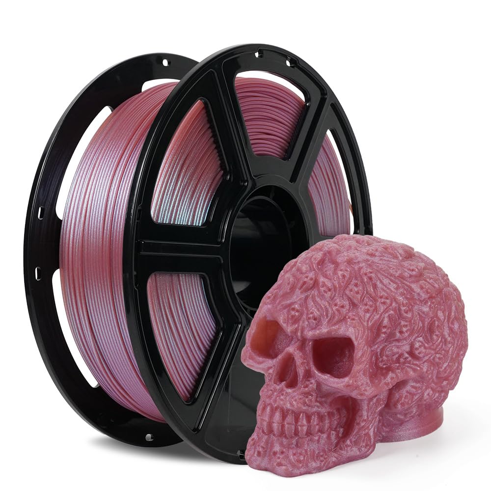 FLASHFORGE 3D Printer Filament Chameleon PLA Color Shift Filament 1.75mm, Changes Color with Light and Angles, 1KG Spool (2.2lbs