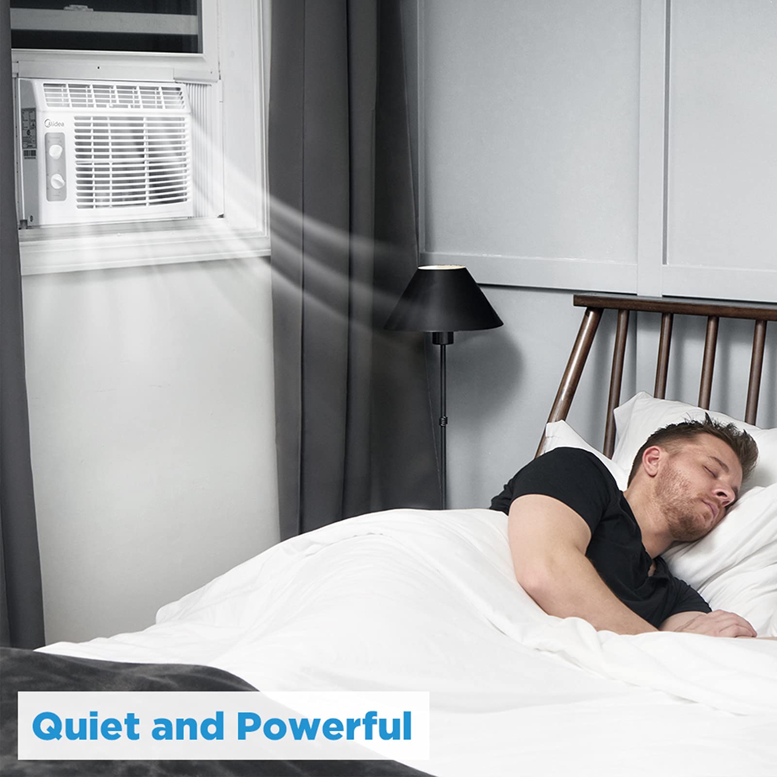 Midea 5,000 Btu Easycool Small Window Air Conditioner   Cool Up To 150 Sq. Ft. With Easy To Use Mechanical Controls And Reusable