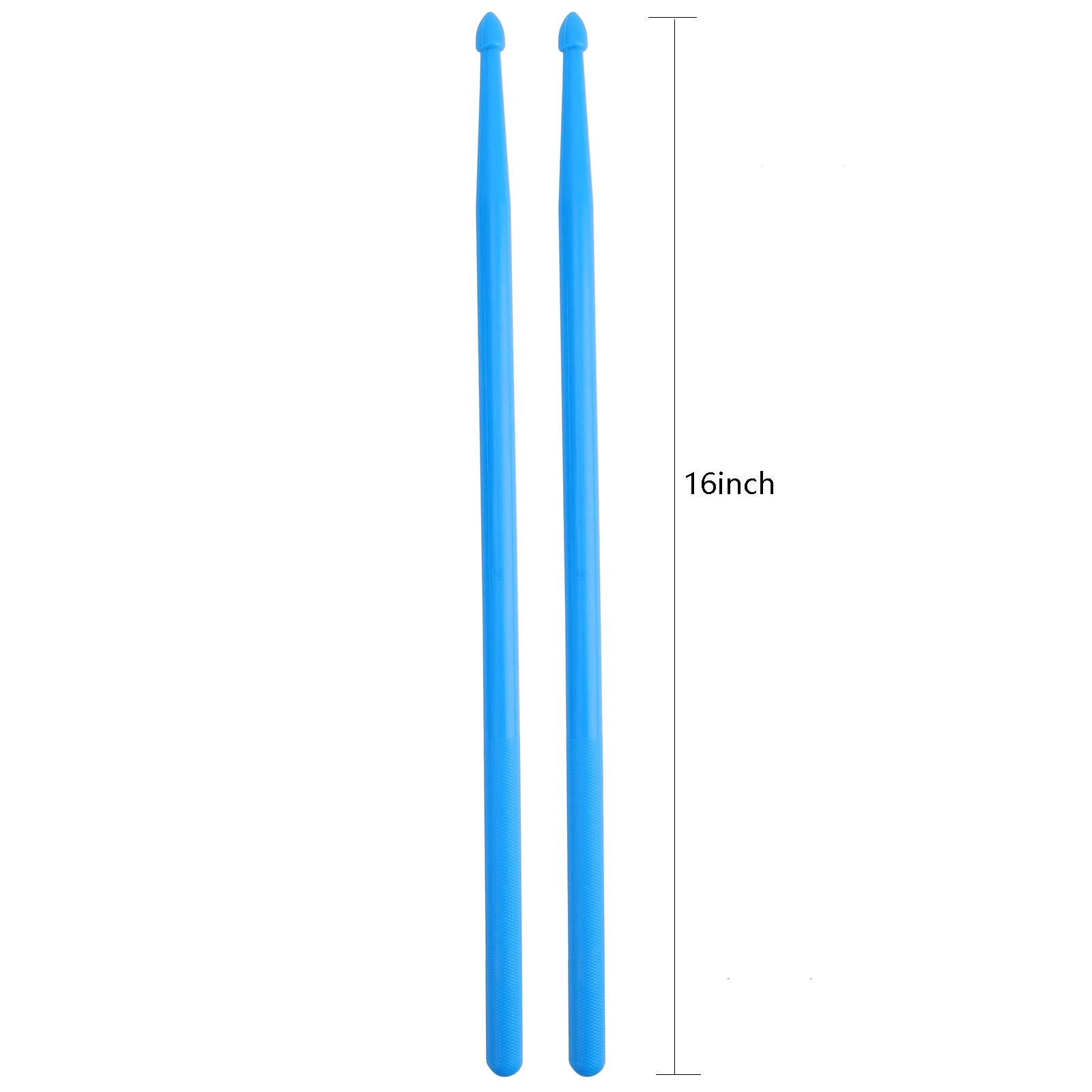 Suwimut 6 Pairs 5A Nylon Drumsticks, Exercise Plastic Drum Sticks, Lightweight And Durable Sticks For Drums, Musical Instrument