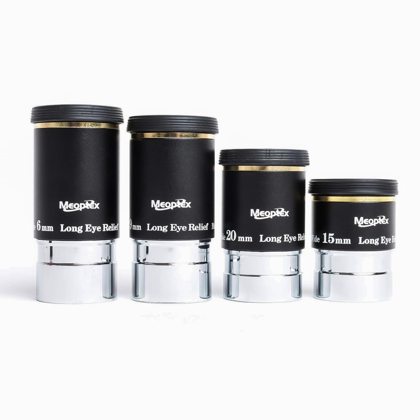 Meoptex 1.25'' 6Mm 9Mm 15Mm 20Mm 66 Degree Ultra Wide Angle Eyepiece For Telescope (15Mm)