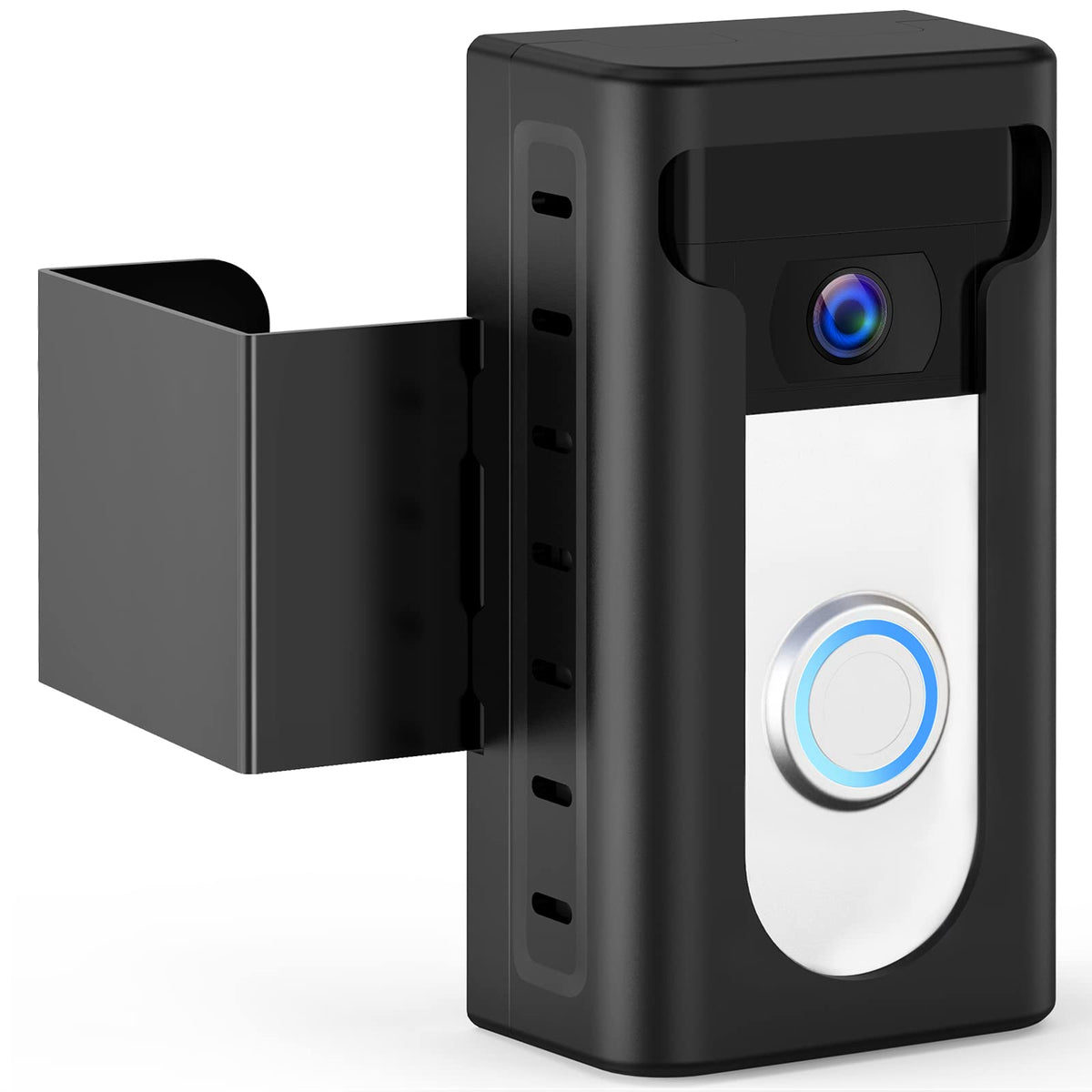 2023 Upgrade Anti-Theft Video Doorbell Mount, Not Block Doorbell Motion Sensor, Kimilar Adjustable No-Drill Mounting Bracket Wed