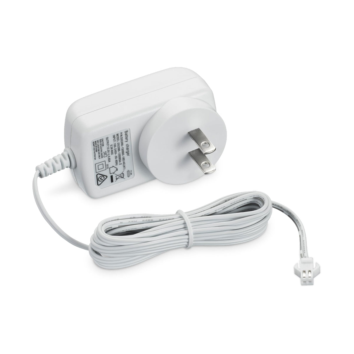 Somfy Sonesse Wirefree Plug In Charger 9020672   Compact & Efficient Lithium Ion Battery Charger For St30 & R28 Motors   8 Hour