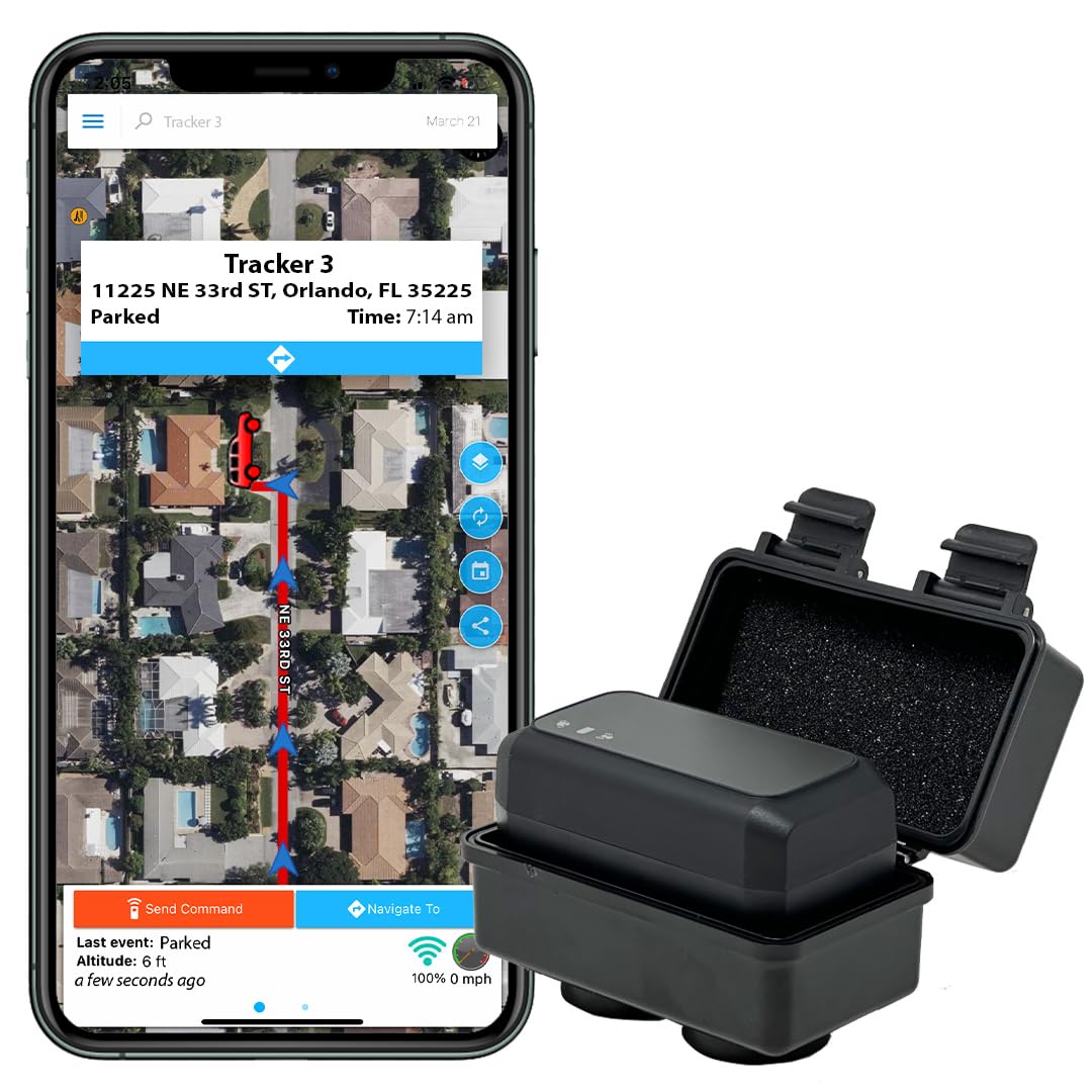 Optimus 3.0 Gps Tracker   Over 1 Month Battery   With Heavy Duty Waterproof Case And Powerful Magnets For Vehicles And Assets