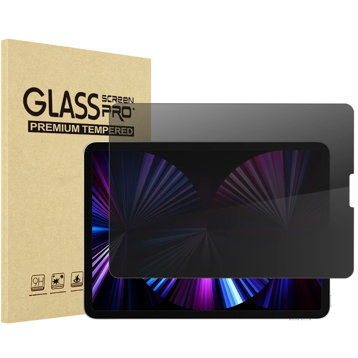 Procase 4 Way Privacy Screen Protector For Ipad Pro 11 4Th 2022, 10.9    Ipad Air 5/4, Ipad Pro 11 3Rd 2Nd 1St, 360 Degree Tempe