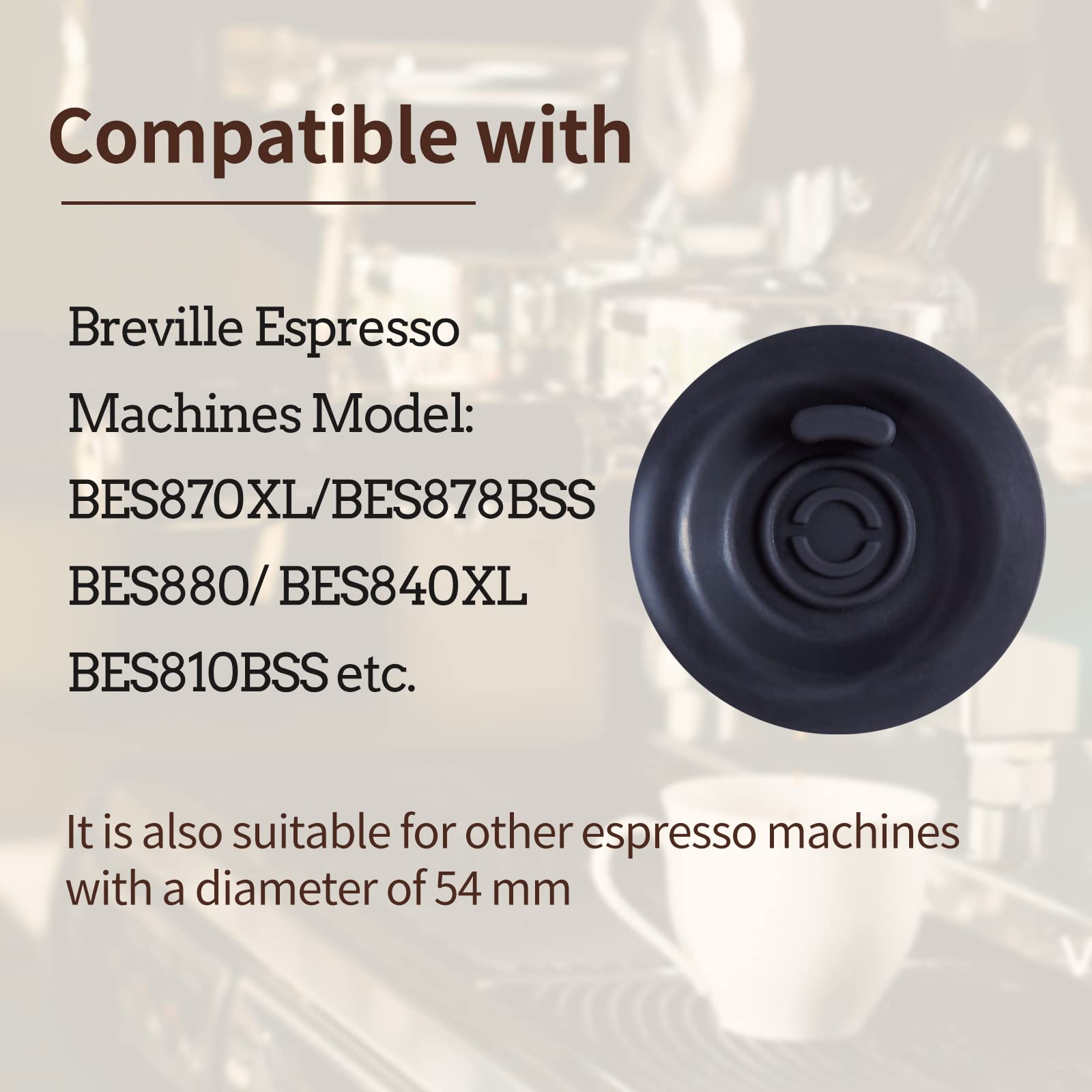 Abeskch 2 Pack 54Mm Espresso Backflush Cleaning Disc For Breville Espresso Machines   54Mm Backflush Disc Compatible With Brevil