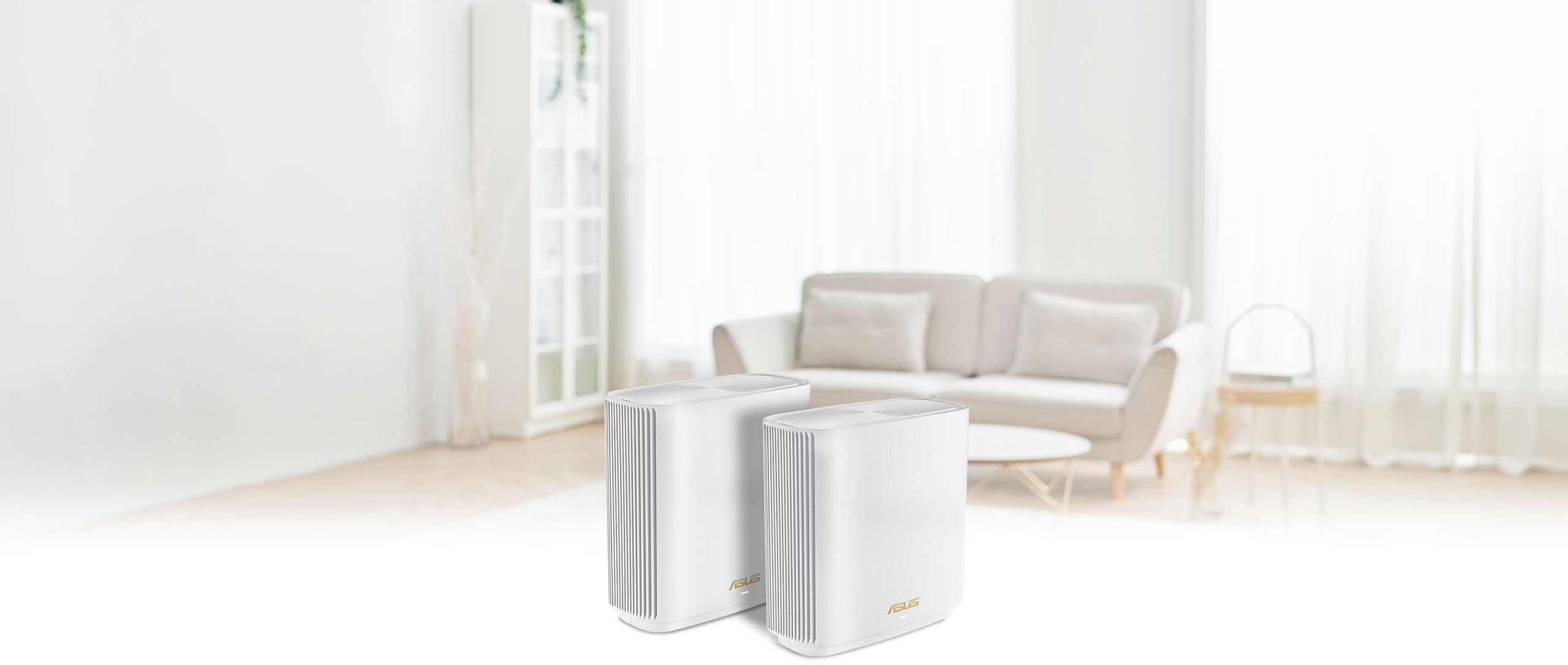 Asus Zenwifi Xt9 Ax7800 Tri-Band Wifi6 Mesh Wifisystem (2Pack), 802.11Ax, Up To 5700 Sq Ft & 6+ Rooms, Aimesh, Lifetime Free Int