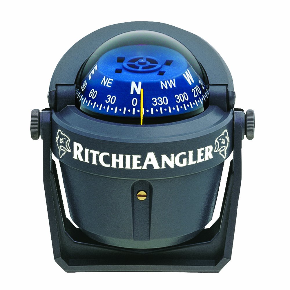 New Angler Compasses Ritchie Navigation Ra 91 Bracket Gray Light Green