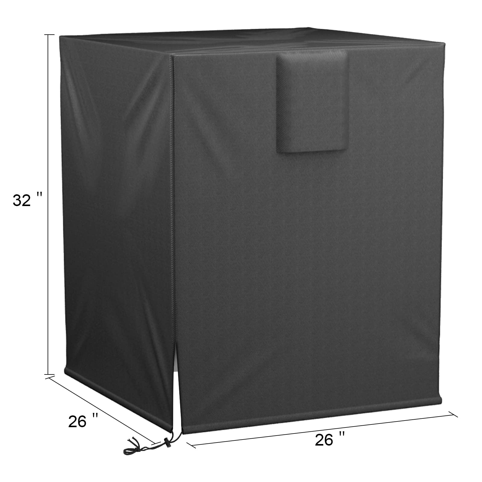 Neaglory Air Conditioner Cover For Outside, Ac Unit Covers Outdoor Fits Up To 26X26X32 Inch, Durable Waterproof Windproof And Sn