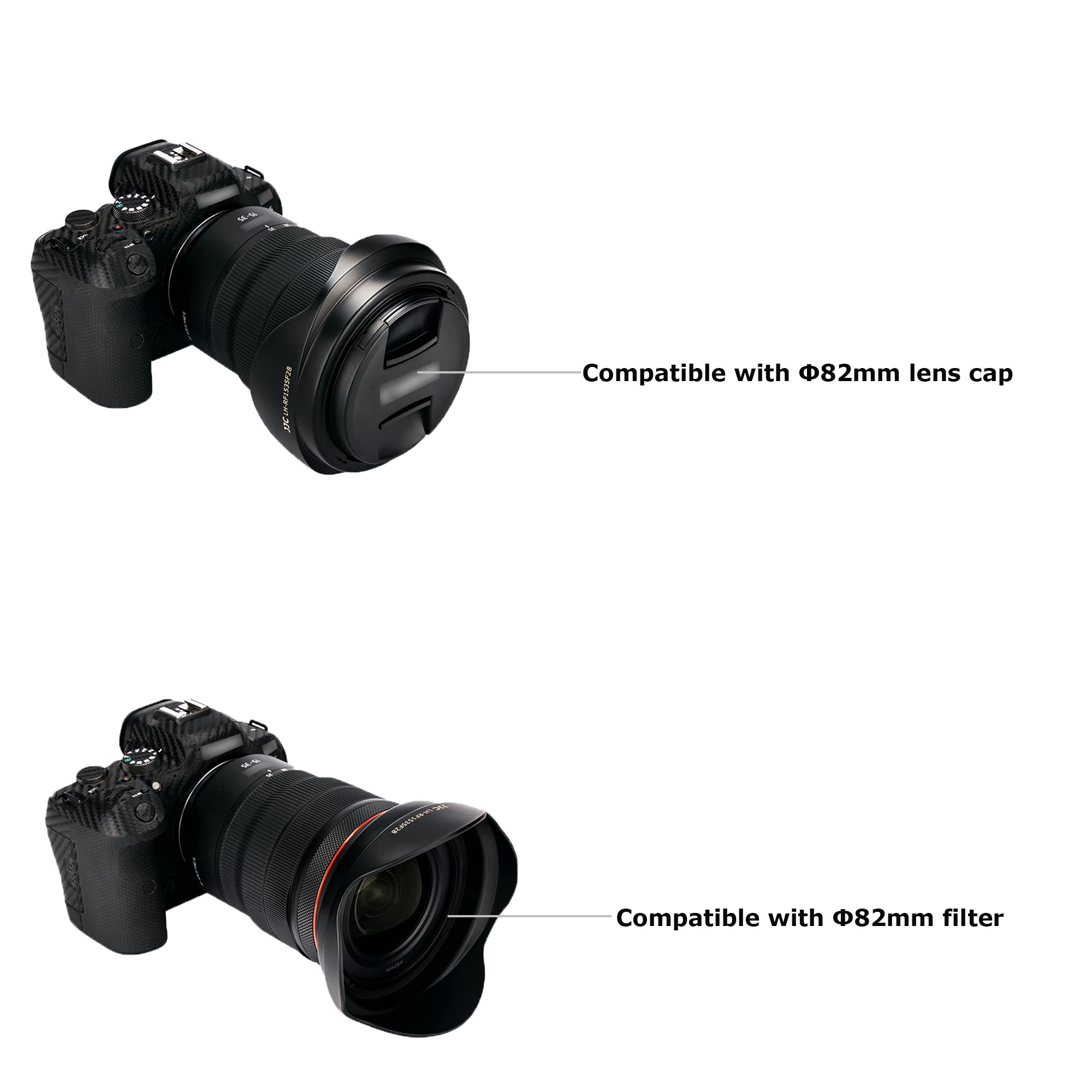 Reversible Tulip Flower Lens Hood Shade For Rf 15 35Mm F/2.8L Is Usm Lens On Eos R3 R5 R6 R Rp Camera, Replaces Ew 88F Lens Hood