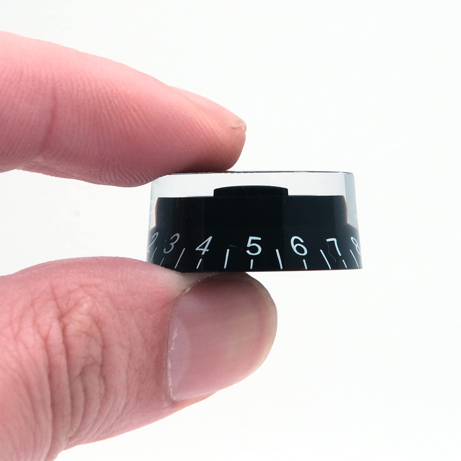 Harpfeas 4Pcs Electric Guitar Top Hat Knobs Speed Volume Tone Control Knobs Compatible With Les Paul Lp Style Electric Guitar Pa