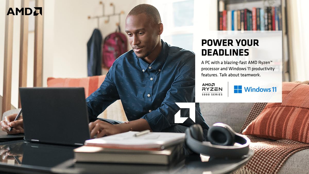 Hp Essential Business Laptop, 15.6 Fhd Display, Amd Ryzen 5 5500U 6-Core Processor (Up To 4.0Ghz), Sd Card Reader, Usb-C, W P500