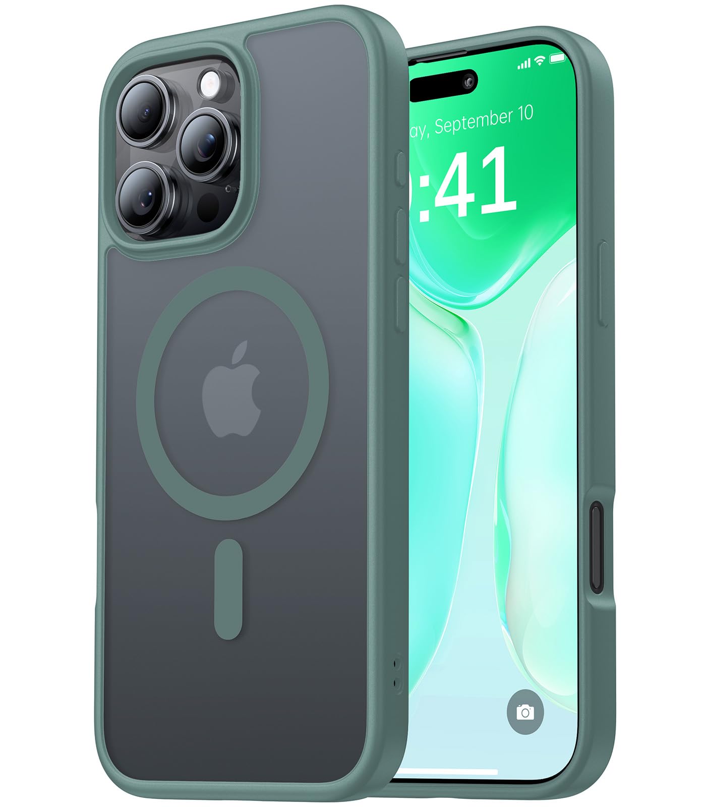 Shiiuou Strong Magnetic For Iphone 16 Pro Case,Skin Friendly[Compatible With Magsafe] [Military Grade Test Protection]Never Yell