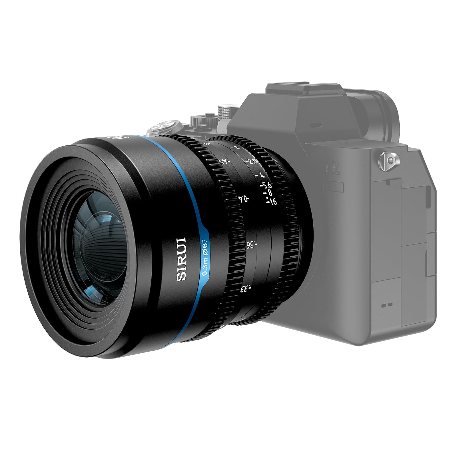 Sirui Night Walker T1.2 S35 Cine Lens Set, 16Mm, 75Mm, Large Aperture Manual Focus Lens (Ms 2Seb, E Mount, Black)