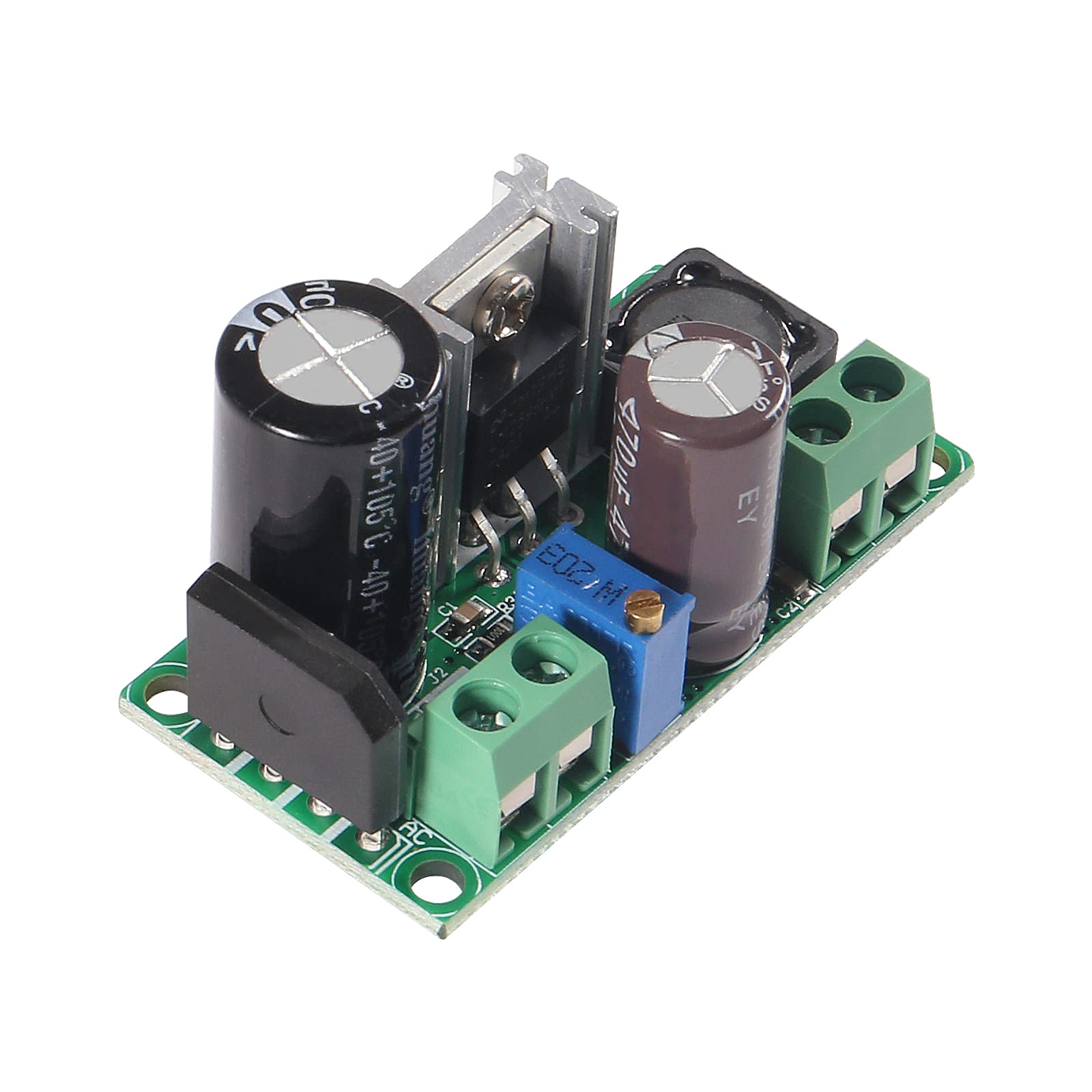 Aitrip 4Pcs Ac/Dc To Dc Step Down Buck Converter Ac 5 30V Dc 5 48V 24V 36V 48V To Dc 2.5 35V 12V Voltage Regulator Board 2A Adju