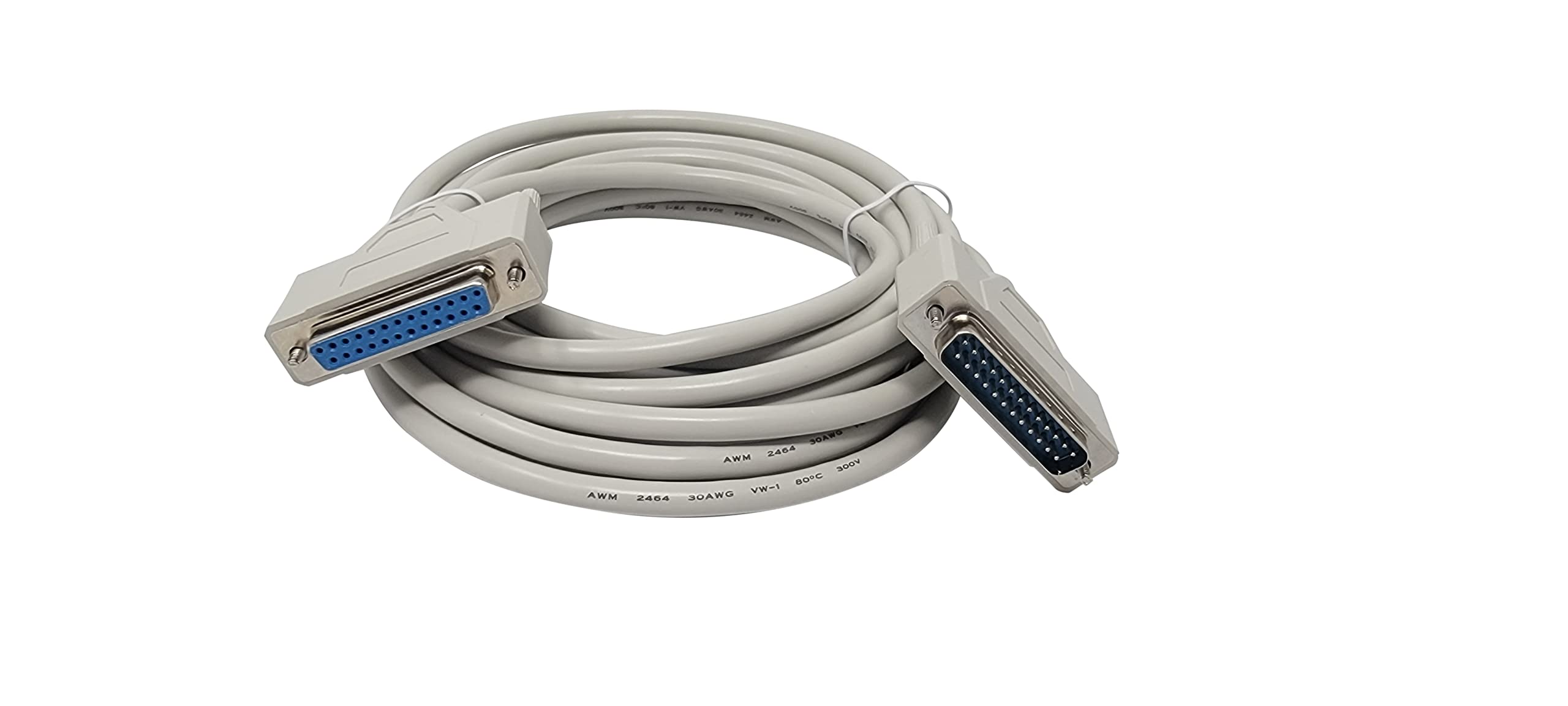 Your Cable Store Db25 25 Pin Serial Port Cable Male To Female Rs232 (015 Foot)