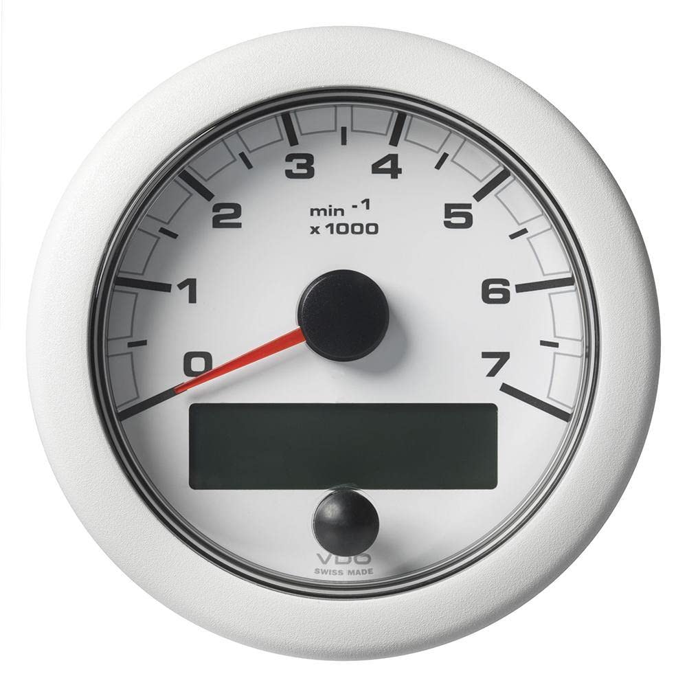 Vdo 3-3/8'' (85Mm) Oceanlink Nmea 2000 Tach - 7000 Rpm - White. [A2C1065820001],WBAUVB07PX47C6G