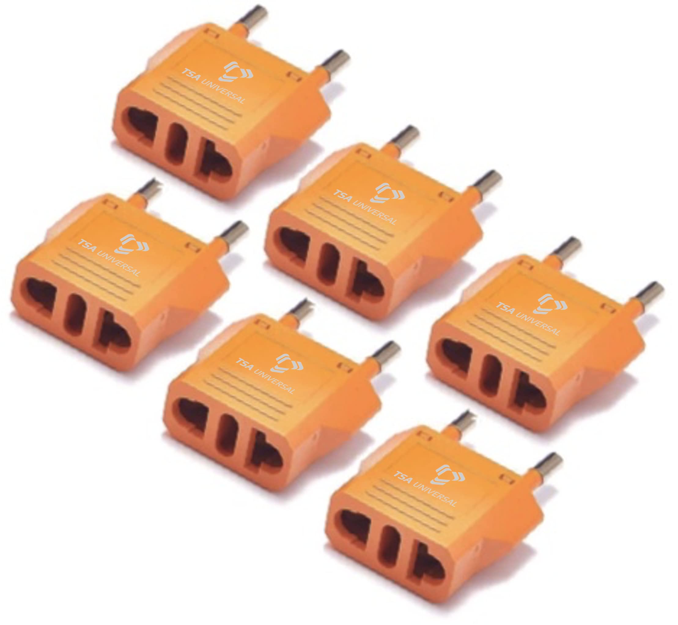 United States To Greece Travel Power Adapter To Connect North American Electrical Plugs To Greek Outlets For Cell Phones, Tablet