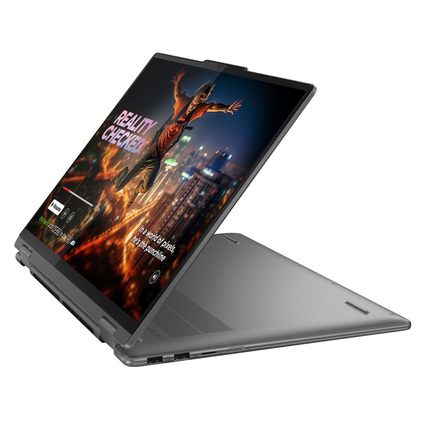 Lenovo Yoga 7I 2-In-1 Laptop, 16 2K Touchscreen, Core Ultra 5 125U (Beats I7-1355U), 16Gb Lpddr5X, 512Gb Ssd, 300 Nits, Backlit,