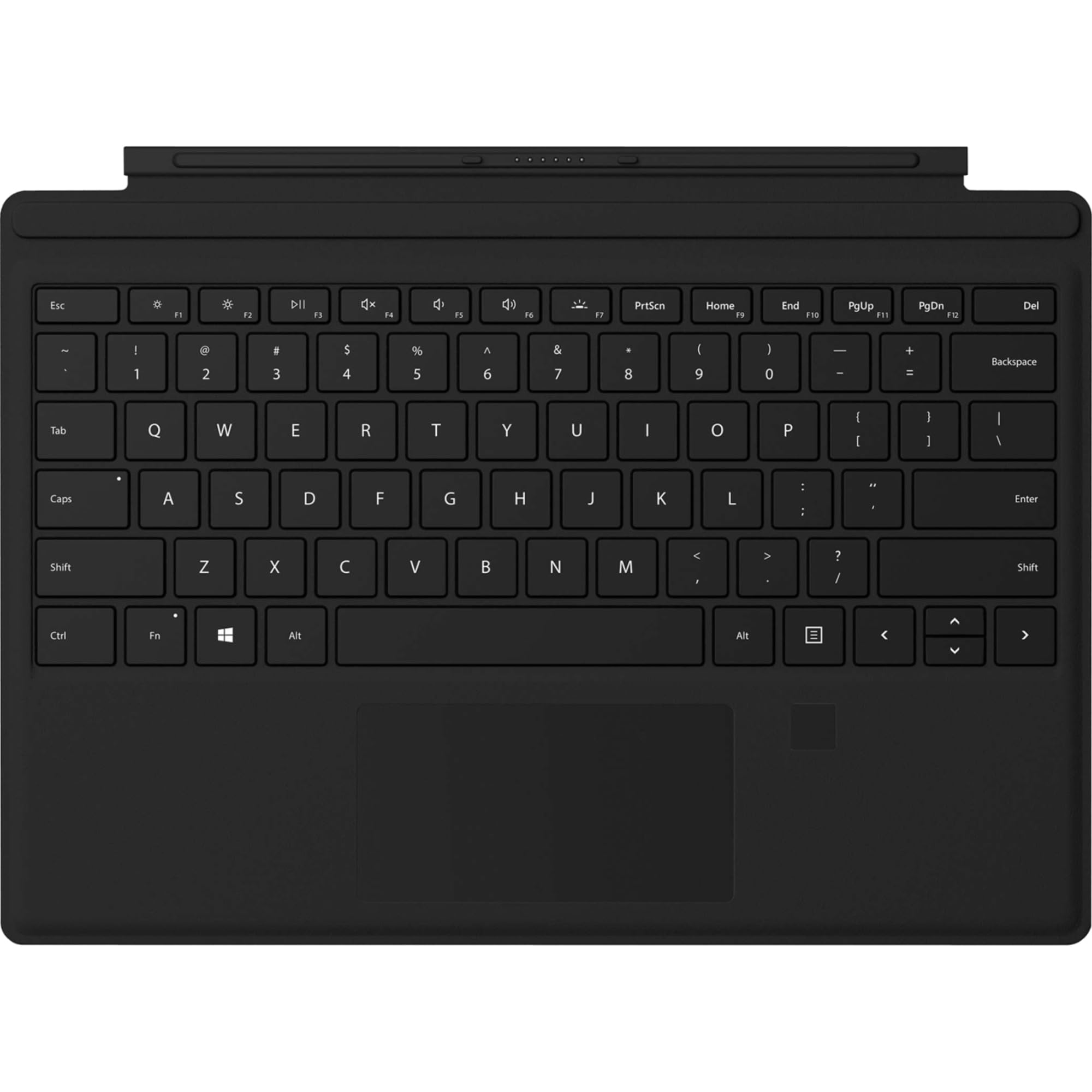 Microsoft Surface Pro Type Cover With Fingerprint Id (Black)