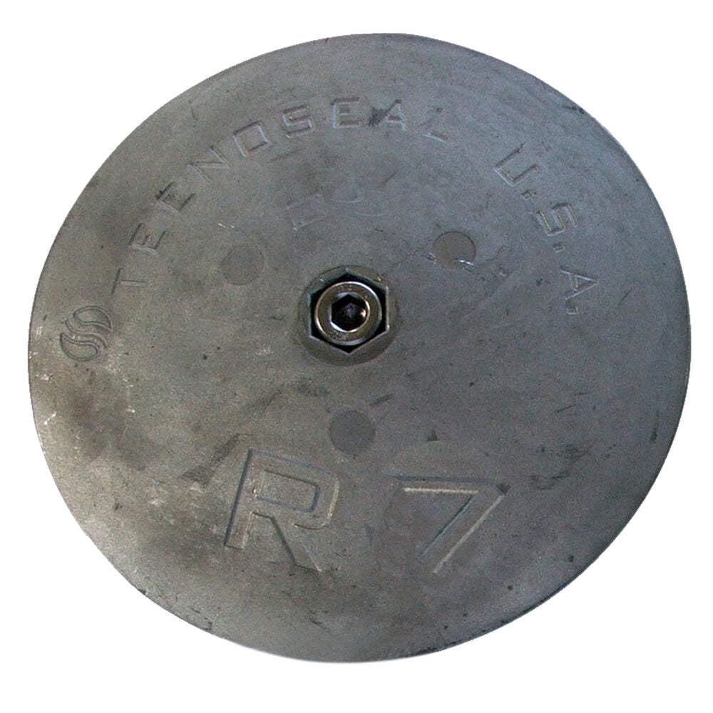 Tecnoseal R7 Rudder Anode - Zinc - 6-1/2'' Diameter,WBAUVB00LGP01KM